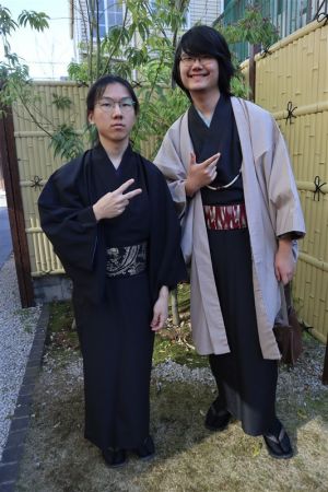 男性着物