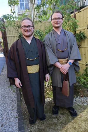 男性着物