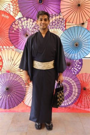 男性着物