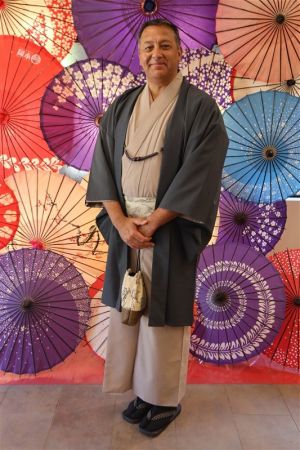 男性着物