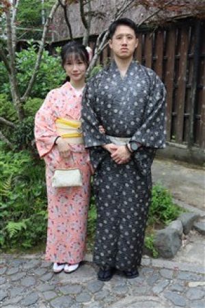男性着物