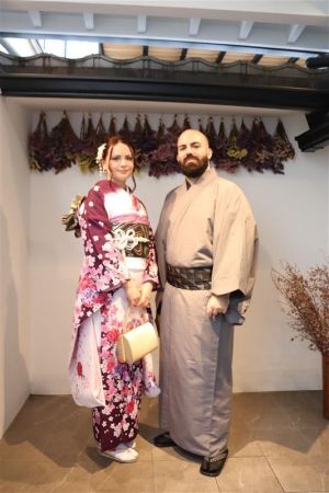 男性着物