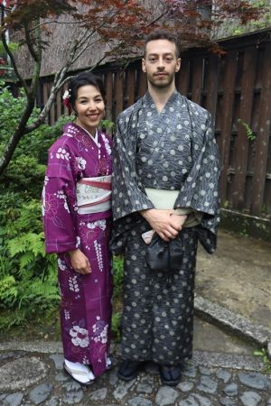 男性着物
