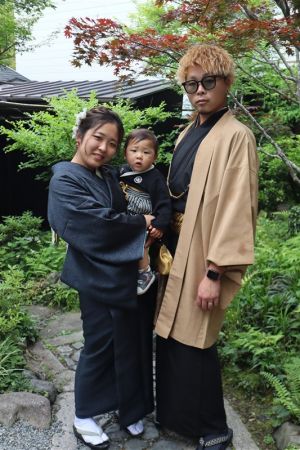 男性着物