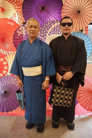男性着物