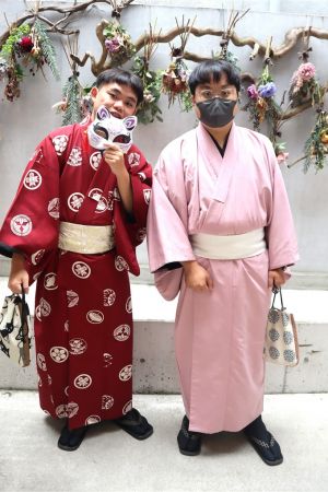 男性着物