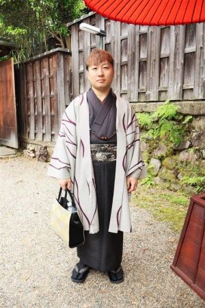 男性着物