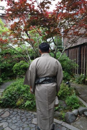 男性着物