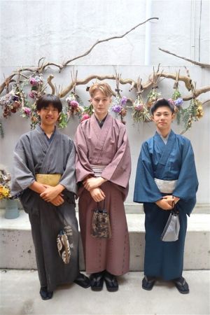 男性着物