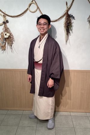 男性着物
