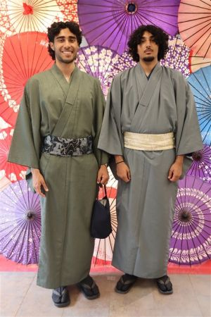 男性着物