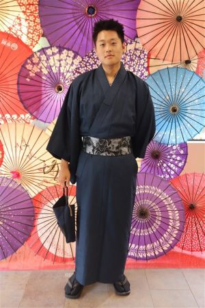 男性着物
