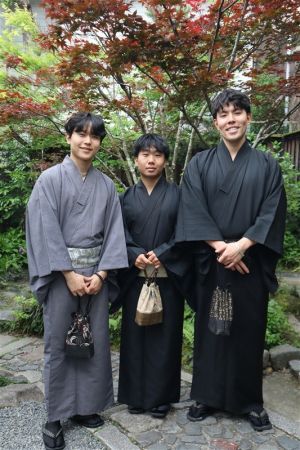 男性着物