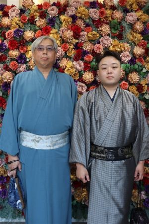 男性着物