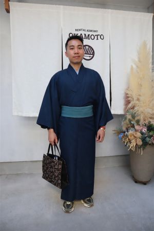男性着物