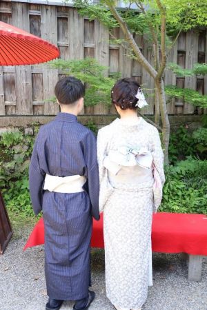 男性着物