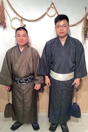 男性着物