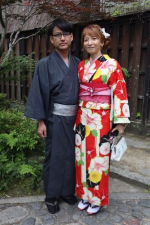 男性着物