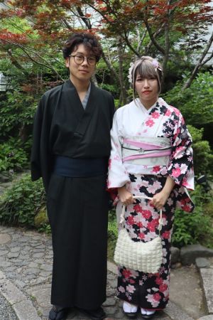 男性着物