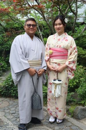 男性着物