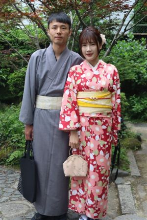男性着物