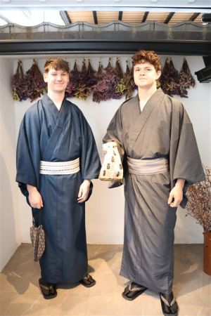 男性着物