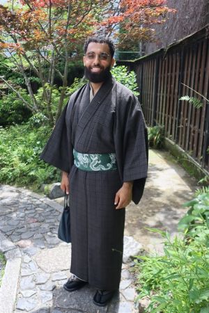 男性着物