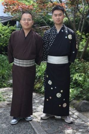 男性着物