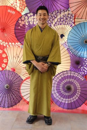 男性着物