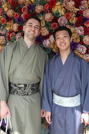 男性着物