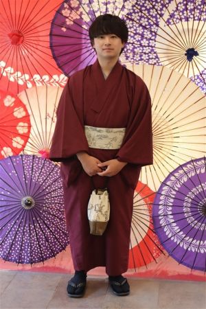 男性着物
