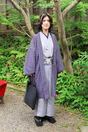 男性着物