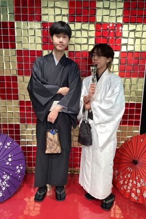 男性着物