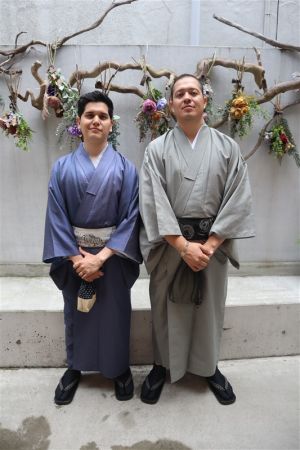 男性着物