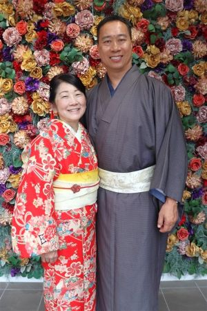 男性着物