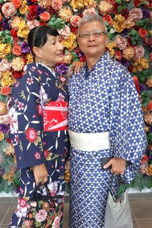 男性着物