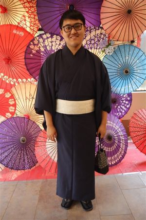 男性着物