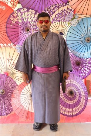 男性着物