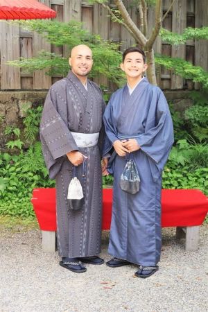 男性着物