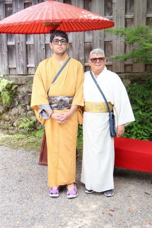 男性着物