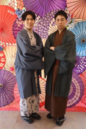 男性着物