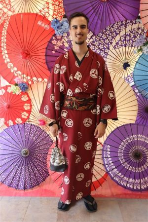 男性着物