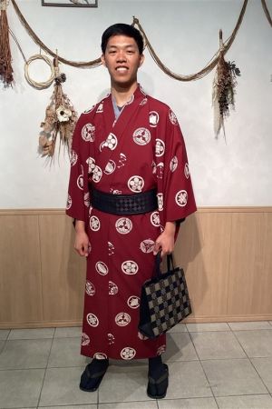 男性着物