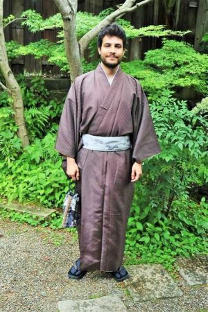 男性着物