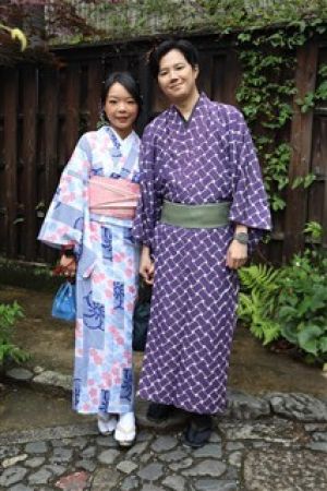 男性着物