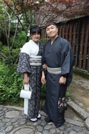 男性着物