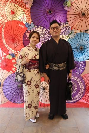 男性着物