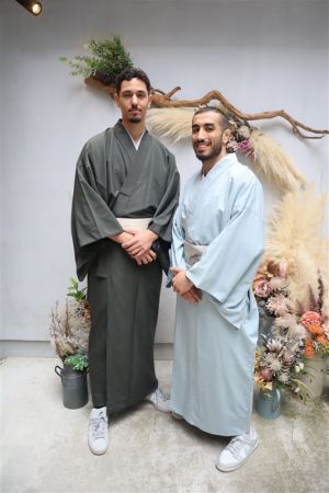 男性着物