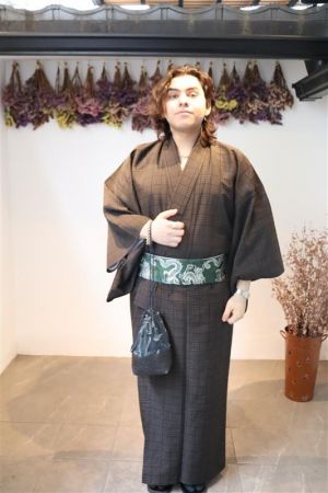 男性着物