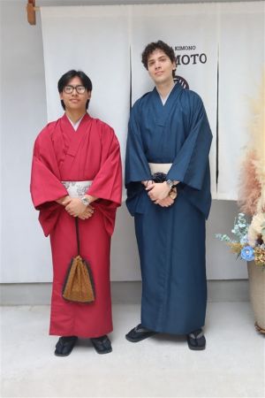 男性着物